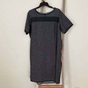 Ann Taylor Denim Look Midi Dress